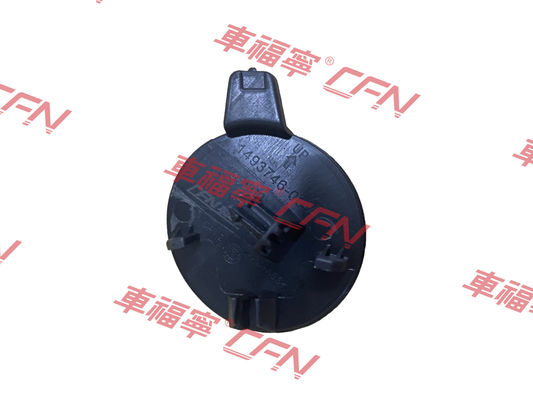 Tesla Modelo Y Meia-noite Frente Bumper Reboque Gancho Cobertura Cap 1493746-00-A preto de plástico