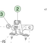 Conjunto da dobradiça da porta traseira esquerda do Tesla Model Y 1500494-00-C
