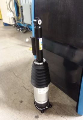 Módulo de Mola Pneumática Dianteira Esquerda Tesla Model X 1027061-00-D Liga de Alumínio