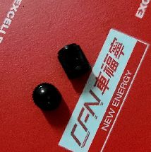 Capacetes de poeira TPMS Tesla Modelo 3/Y/X/S - Coberturas de válvulas de plástico preto