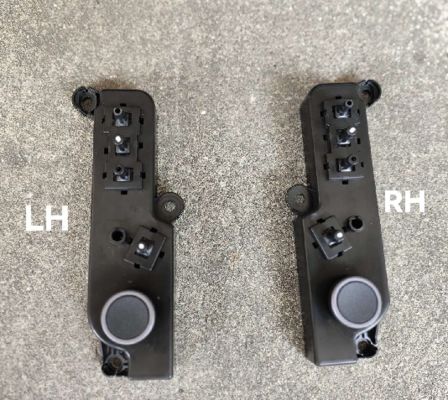 CONJUNTO DO INTERRUPTOR DA PRIMEIRA FILEIRA 8 VIAS - LADO DIREITO - LOMBAR - DIREÇÃO À DIREITA M3/MY NOVO 1551855-01-A