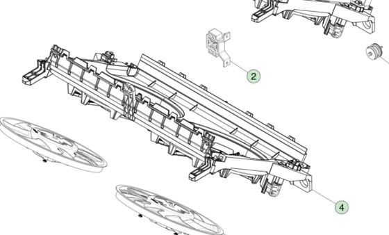 Conjunto do ventilador e defletor de resfriamento Tesla Model S/X 1754791-00-A 12V 3KG