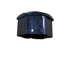 Cobertura de porca de roda preta fosca para Tesla Model S/3 22mm 15mm ABS Plástico