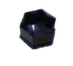 Cobertura de porca de roda preta fosca para Tesla Model S/3 22mm 15mm ABS Plástico