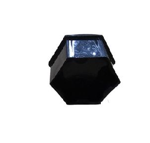 Tampa para porca da roda Tesla Preto Brilhante 22mm Plástico ABS 5x5x3cm