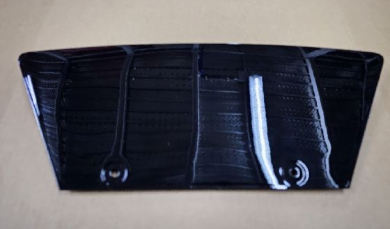 Tampa do gancho de reboque do para-choque traseiro Tesla Model S 52x25x6cm Plástico ABS