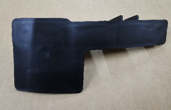 Tesla Model X 2021 Porta-luzes de nevoeiro esquerdo 18x9x5cm ABS preto