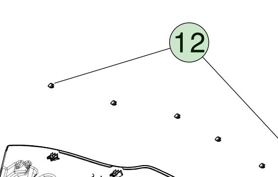Clipe de borda de 6 mm para Tesla Model X Mão esquerda 2R IB/OB Side Shield Assembly 1496105-00-B