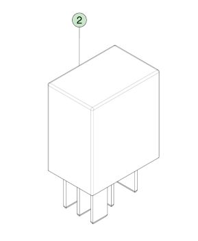 Relé Plug-In de 40 Amp 12 Volts para Tesla Model S (2012-2021) Peça OEM 1009577-00-A