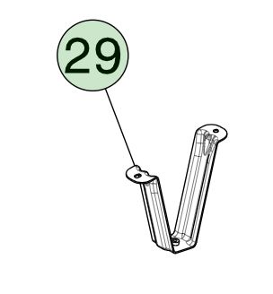 Conjunto do Suporte do Porta-Malas Esquerdo de Alta Durabilidade para Tesla Model X (2015-2021) Peça OEM 1049739-00-G